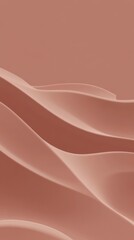 PANTONE 17-1230 Mocha Mousse Minimalist 3D Pattern Wallpaper Design