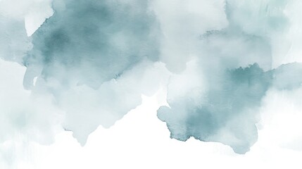 Obraz premium Soft watercolor background in blue and white tones, perfect for creative designs, invitations, or digital art projects.