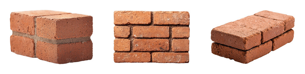 Obraz premium Various brick textures for construction and design