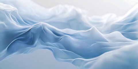 Abstract Blue Wave Pattern Design Background