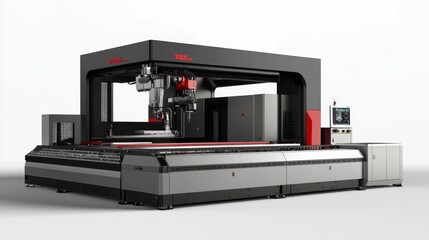Advanced cnc machine technology revolutionizing manufacturing efficiency in industrial environments