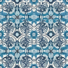 Obraz premium seamless pattern with flowers