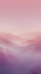 Misty morning light pink purple pastel gradient dreamy atmosphere phone wallpaper background