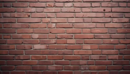 Fototapeta premium A close-up shot of a brick wall focusing on texture and small cracks in the bricks
