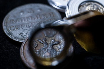 Numismatics of ancient gold and silver coins