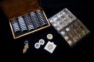 Numismatics of ancient gold and silver coins