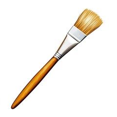 Fototapeta premium Paintbrush, an icon design with a white background. 