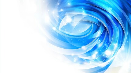 Fototapeta premium A sleek abstract blue background with lines moving in various directions, creating a sense of digital movement and energy in a modern technology-inspired design