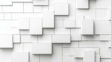 Abstract background featuring sharp, geometric polygons in varying sizes and angles, set against a clean white background, creating a modern and minimalistic design