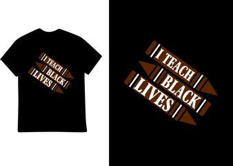 Black History Month T-shirt Design Template