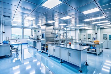 Obraz premium Pharmaceutical Industry Safety & Efficacy: Patent Protection in Architectural Photography