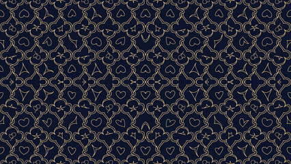 Elegant Gold Line Pattern Abstract background vector, Abstract background design
