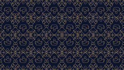 Elegant Gold Line Pattern Abstract background vector, Abstract background design