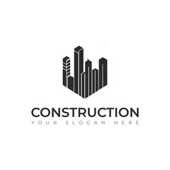 Fototapeta premium Real Estate vector building construction Repair logo