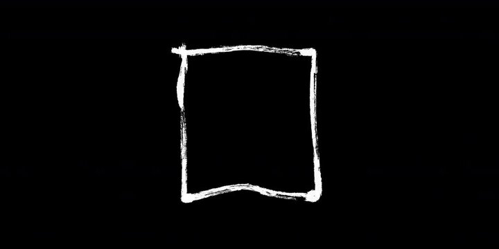 Pack of Animated Scribbled Boxes and Frames. Playful Highlighter, Doodle marker for selecting text. Doodle loop animation with Alpha channel. Marker, Brush, Pen, chalk White Elements.