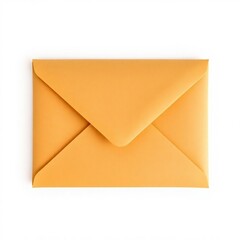 a brown envelope on isolated background