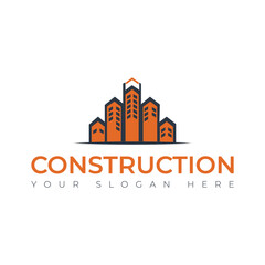 Real Estate vector building construction Repair logo