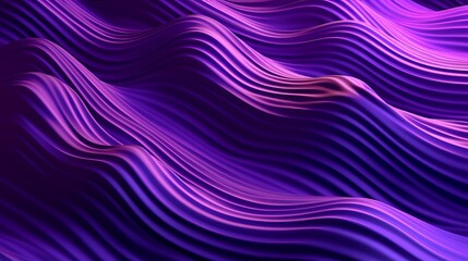 Fototapeta premium Abstract Purple Waves Flowing Seamlessly