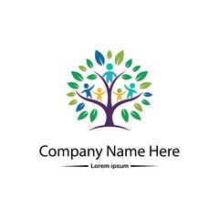Family tree logo