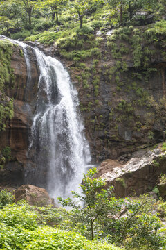 Shivtharghal waterfall near Samarth Ramdas cave in Mahad, Maharashtra