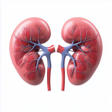 Two human kidneys.