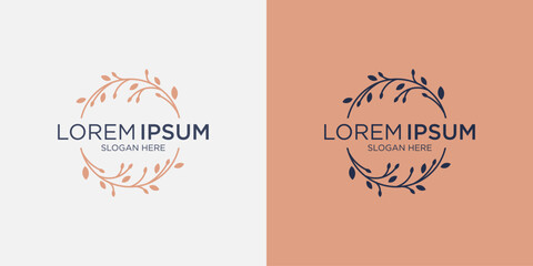 home decor design logo and branding card