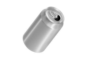 a view open cap of beer or soft drink can, transparent background