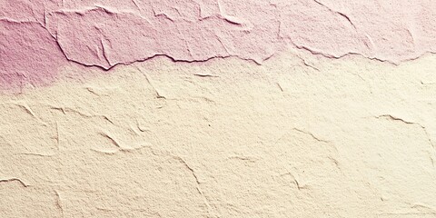 Textured Wall Pink and Beige Plaster Abstract Background Design Element