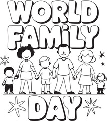 World family day T-shirt design