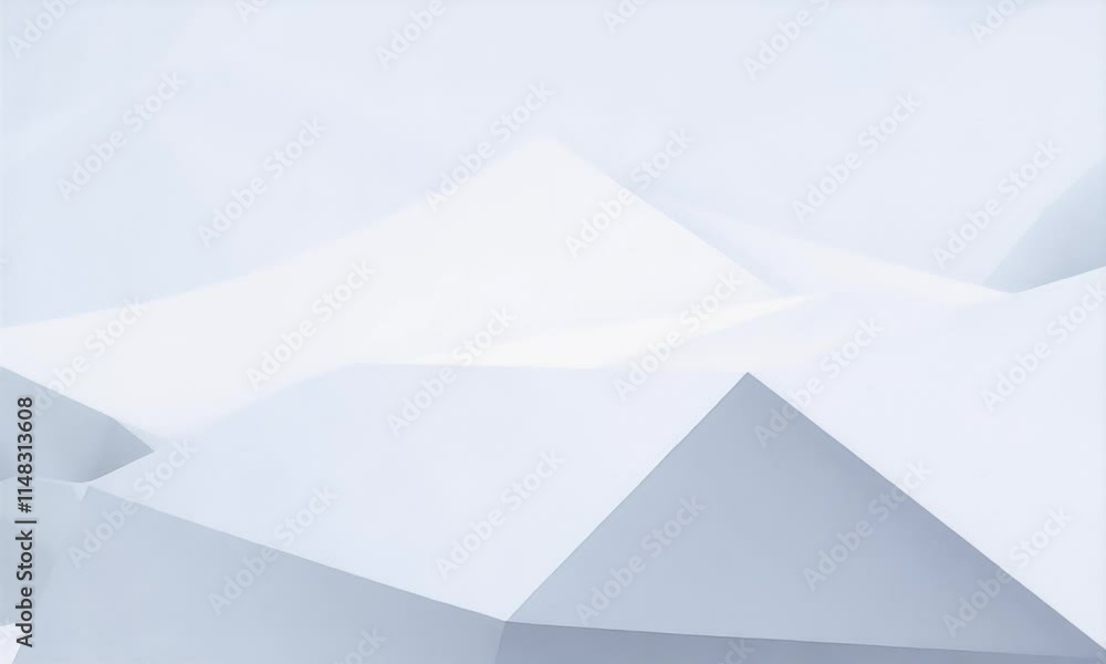 Poster abstract 4k geometric background animation with a soft white blurred gradient cycle in slow motion. 