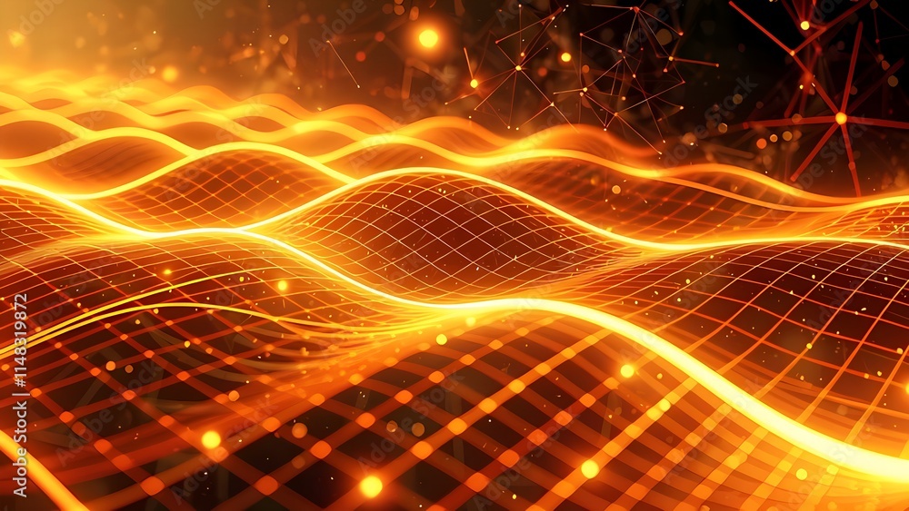 Poster the name for the image could be: dynamic fractal energy realms