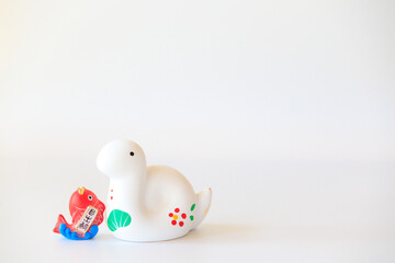 目出鯛と巳年のお正月イメージ