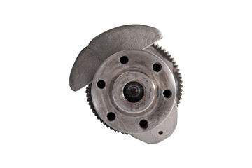 Engine Crankshaft on a white background