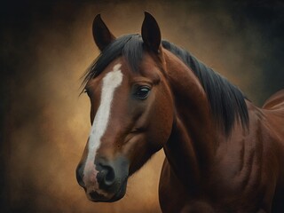 portrait of a horse