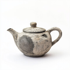 Glowing Natural Finish on a Rustic Textured Stone Teapot
