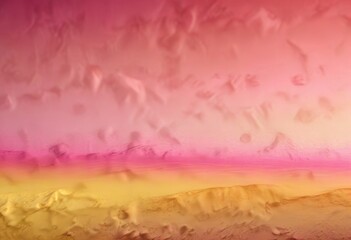 Obraz premium Vibrant yellow to pink ombre, textured surface, wallpaper, smooth, brush