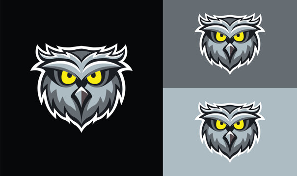 Owl Mascot Vector logo, Owl Mascot, Owl Mascot Bird Animal Vectors