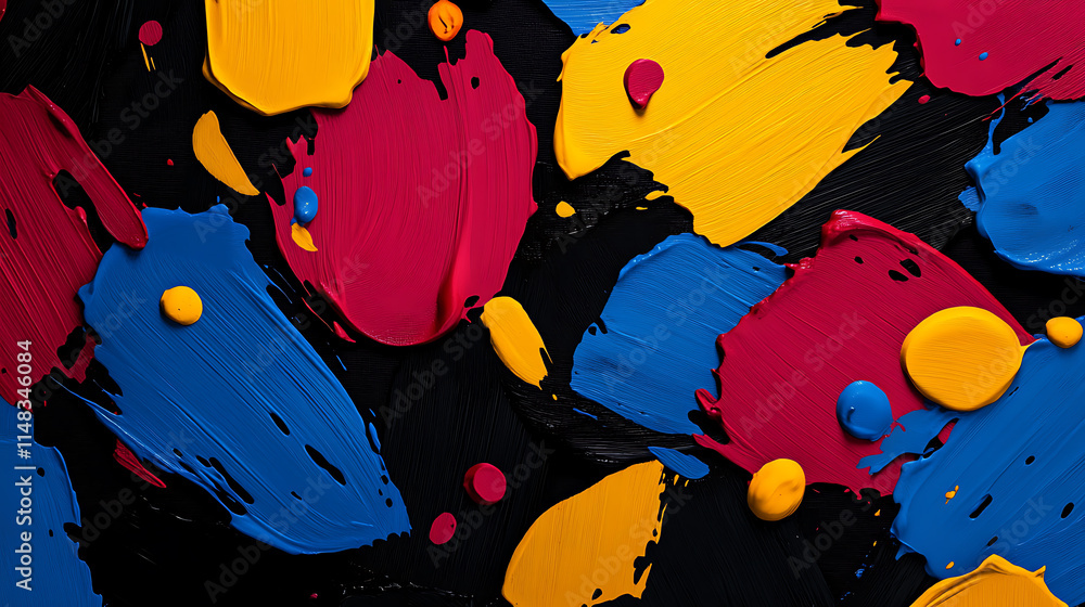 Poster dynamic paint background with gradient colors versatile art techniques abstract canvas creative stud