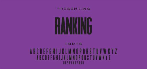 Creative font. Modern abstract digital tech font. Logo creative font, type, technology, movie, digital, music, movie. Fonts and illustration in vector format.