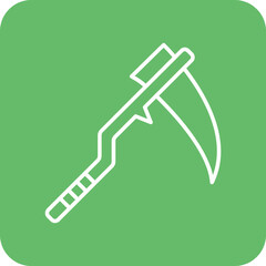 Obraz premium Scythe Icon