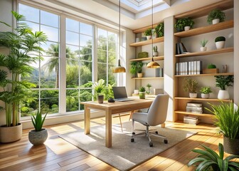 Stunning Architectural Home Office Designs: Modern Workspace Inspiration