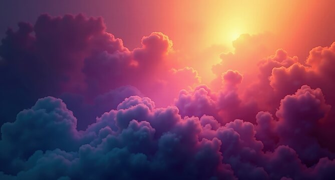There is a Deep Violet + Bright Gold background, gradient and patterns wallpaper, dynamic Sheen Emerald Wash light, canvas, made entirely from gradients, high angle, riot background, fot