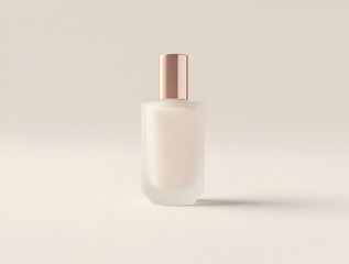 Elegant Bottle Design with Soft Focus and Minimalist Aesthetic on Neutral Background