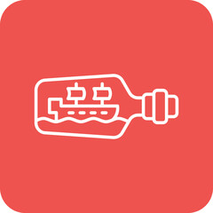 Ship In Bottle Icon