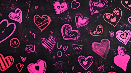 Valentine's Day Themed Background, Generative AI