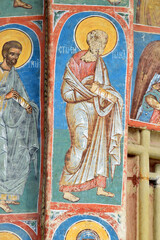 Obraz premium Picture in the church of the holy sepulchre Voroneț 