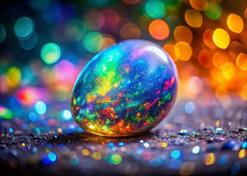 Stunning Opal Gemstone, Precious Fire Opal, Vibrant Rainbow Opal, Play of Color, Gem Photography, Opal Jewelry, Natural Opal Stone, Australian Opal, Ethically Sourced Opal