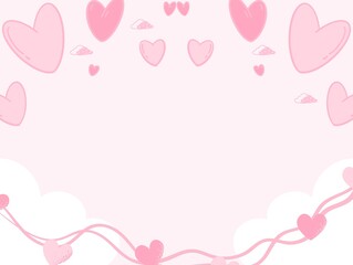 Pink Illustrative Happy Valentine's Day 