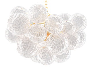 RH Talia Round Chandelier - Elegant Lighting Fixture Against white Background