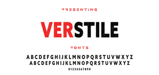 Creative font. Modern abstract digital tech font. Logo creative font, type, technology, movie, digital, music, movie. Fonts and illustration in vector format.